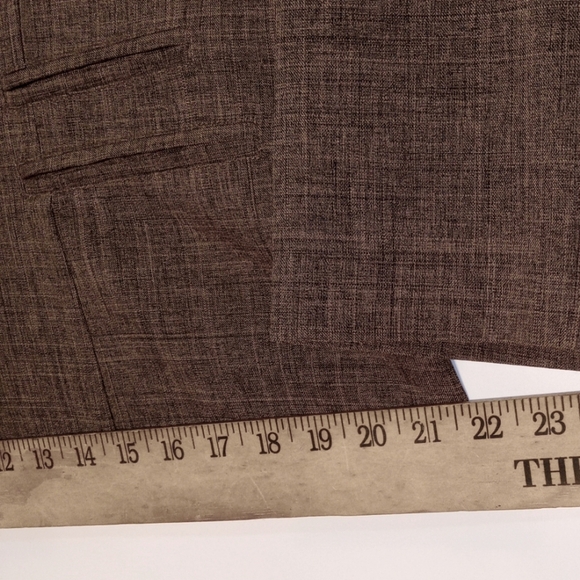 Sag Harbor Blazer Academia Minimalist Long Sleeve W18 Brown Pockets Button Close - Picture 12 of 12